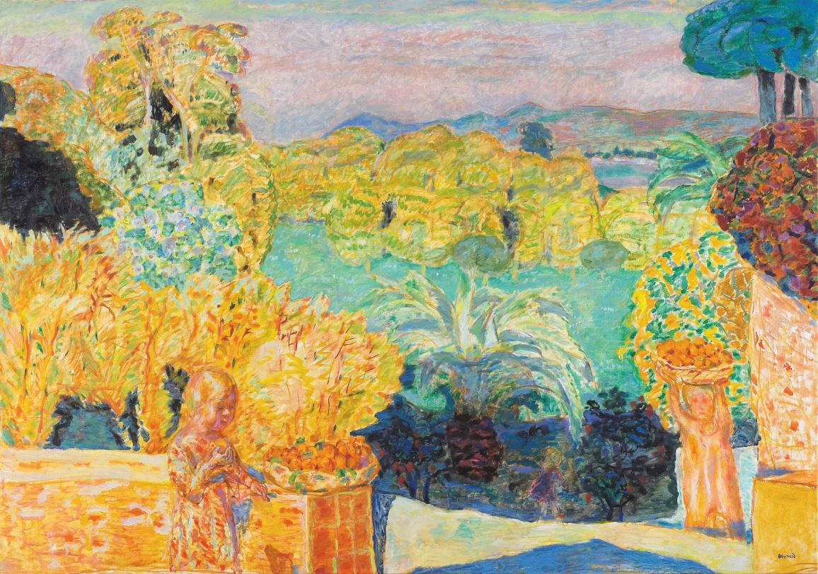 Pierre Bonnard colorful landscape of French Riviera