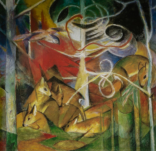 Franz Marc, Deer in the Forest I, 1913