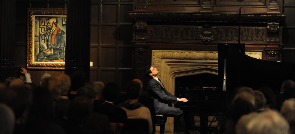 photo of pianist and composer Timo Andres. Credit: Josh Navarro