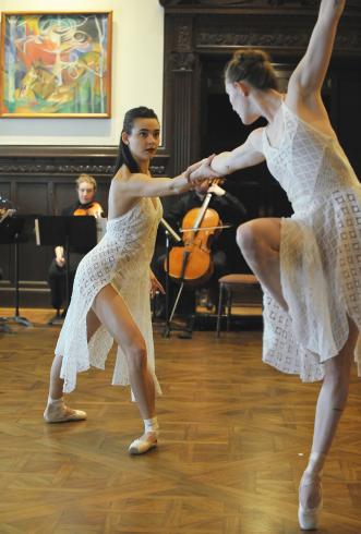 Stay Bird ballet dance performance in the Music Room